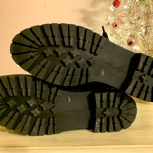 Jessica Simpson Rhinestone Combat Boots Sz 11 - Picture 5 of 5